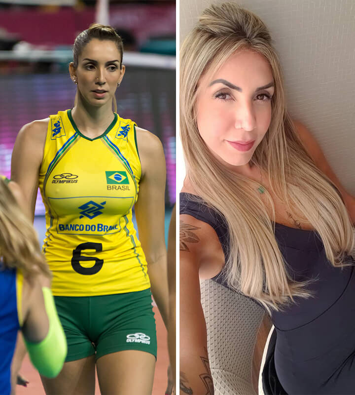 The Beautiful And Extremely Talented Brazilian Middle Blocker Thaisa Menezes 16