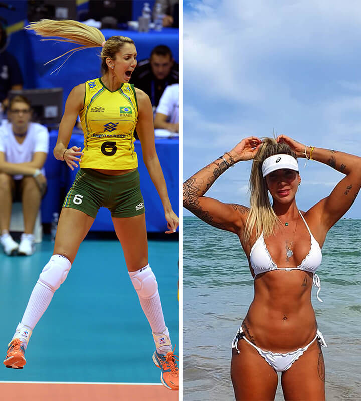 The Beautiful And Extremely Talented Brazilian Middle Blocker Thaisa Menezes 84