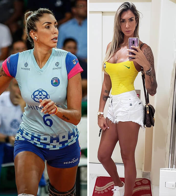 The Beautiful And Extremely Talented Brazilian Middle Blocker Thaisa Menezes 40