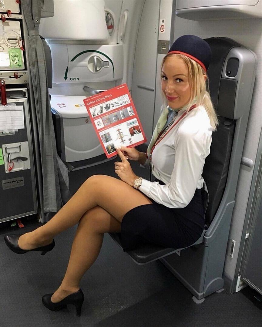 The Shockingly Raunchy Snaps Taken By Some Of Hottest Female Cabin Crew In The World! 121
