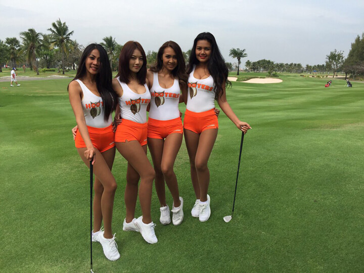 The Stunningly Beautiful Hooters Girls Can Give Me A Golf Lesson Any Day! 757