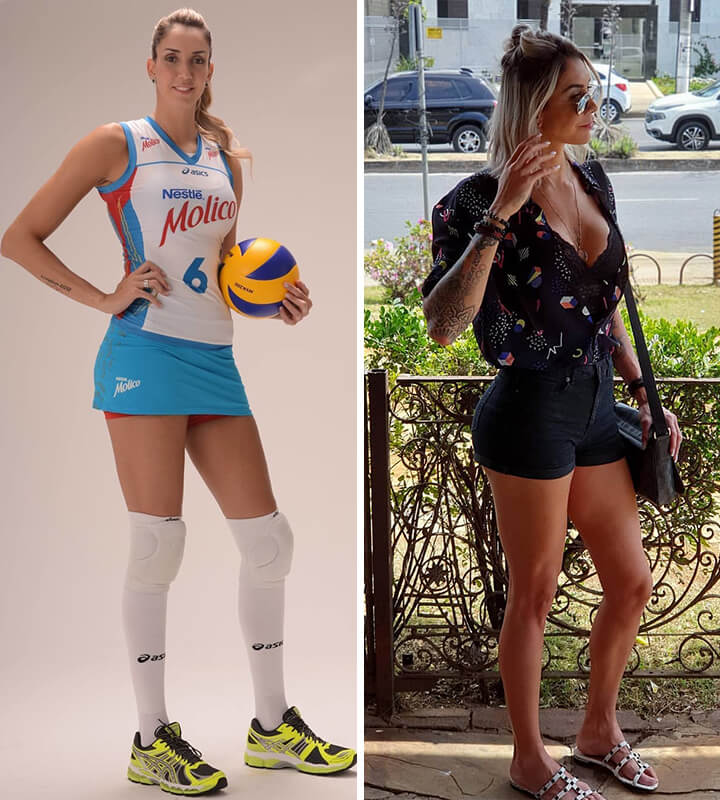The Beautiful And Extremely Talented Brazilian Middle Blocker Thaisa Menezes 100