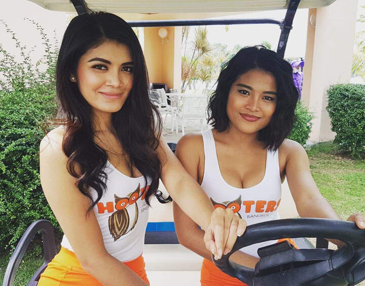 The Stunningly Beautiful Hooters Girls Can Give Me A Golf Lesson Any Day! 65