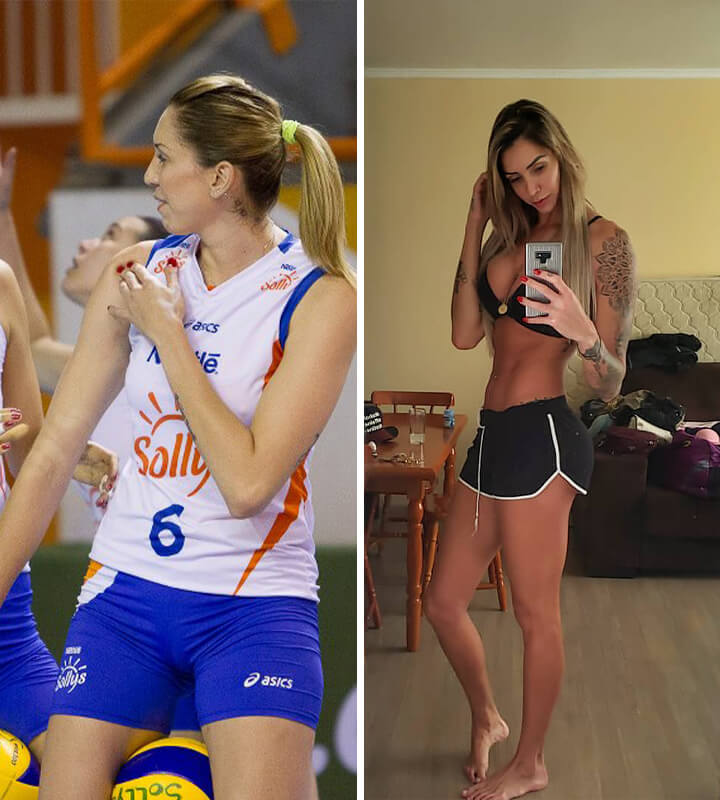 The Beautiful And Extremely Talented Brazilian Middle Blocker Thaisa Menezes 13