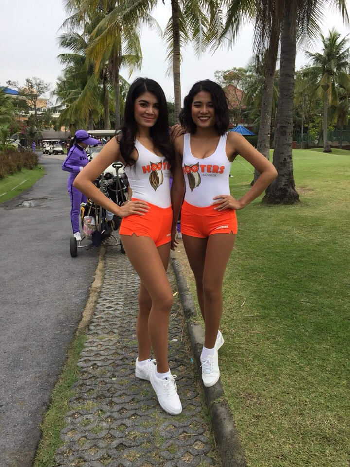The Stunningly Beautiful Hooters Girls Can Give Me A Golf Lesson Any Day! 64