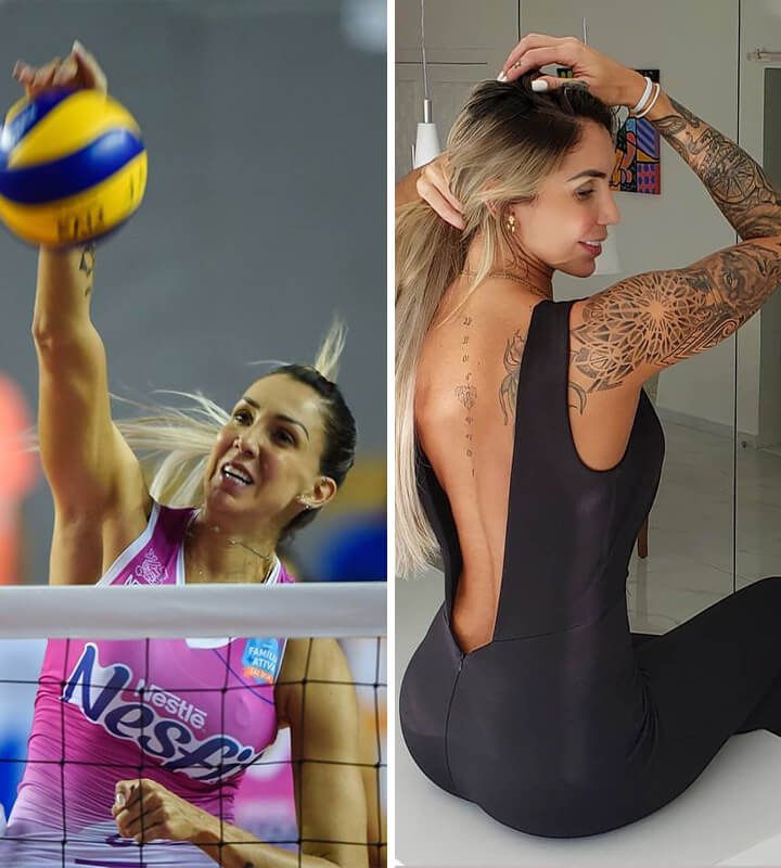 The Beautiful And Extremely Talented Brazilian Middle Blocker Thaisa Menezes 8