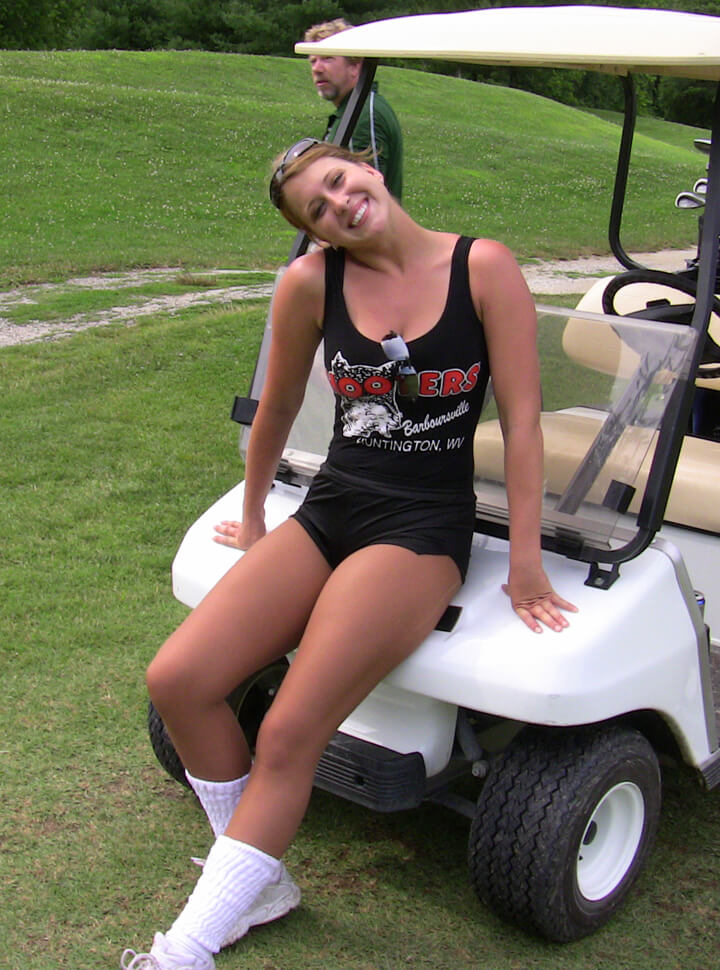 The Stunningly Beautiful Hooters Girls Can Give Me A Golf Lesson Any Day! 759