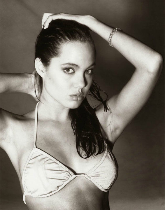 Angelina Jolie's Early Modeling Hot Photos Collection 38