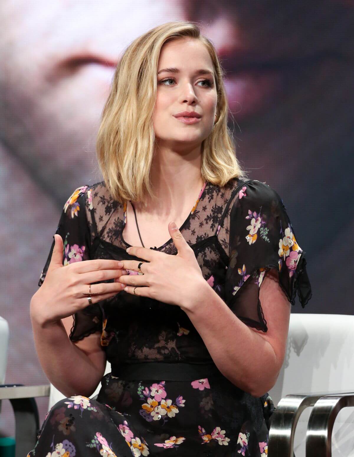 Elizabeth Lail sexy cleavages picture
