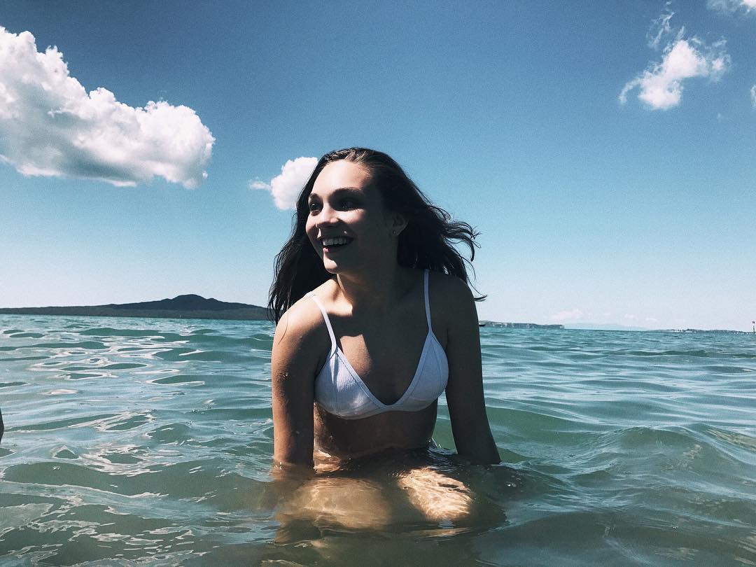 Maddie Ziegler Hot in WHite Bikini