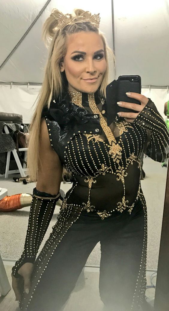 Natalya Neidhart Sexy Black Dress