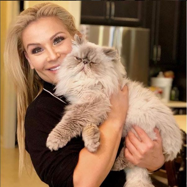 Natalya Neidhart with Pet