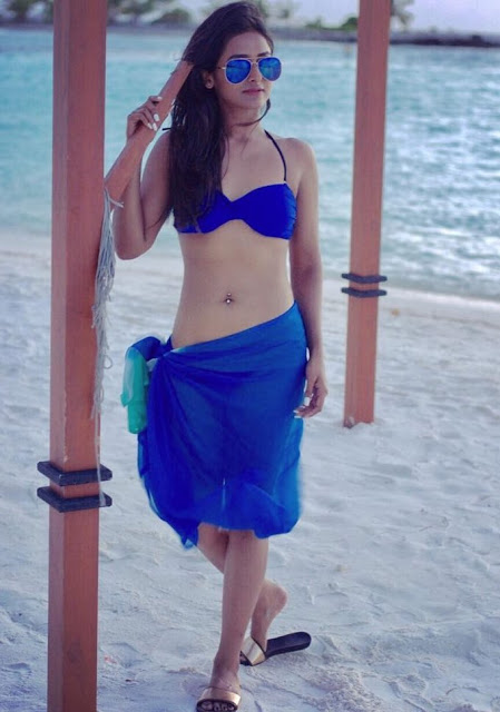Actress Pranwesha Bikini Photoshoot at Beach 12