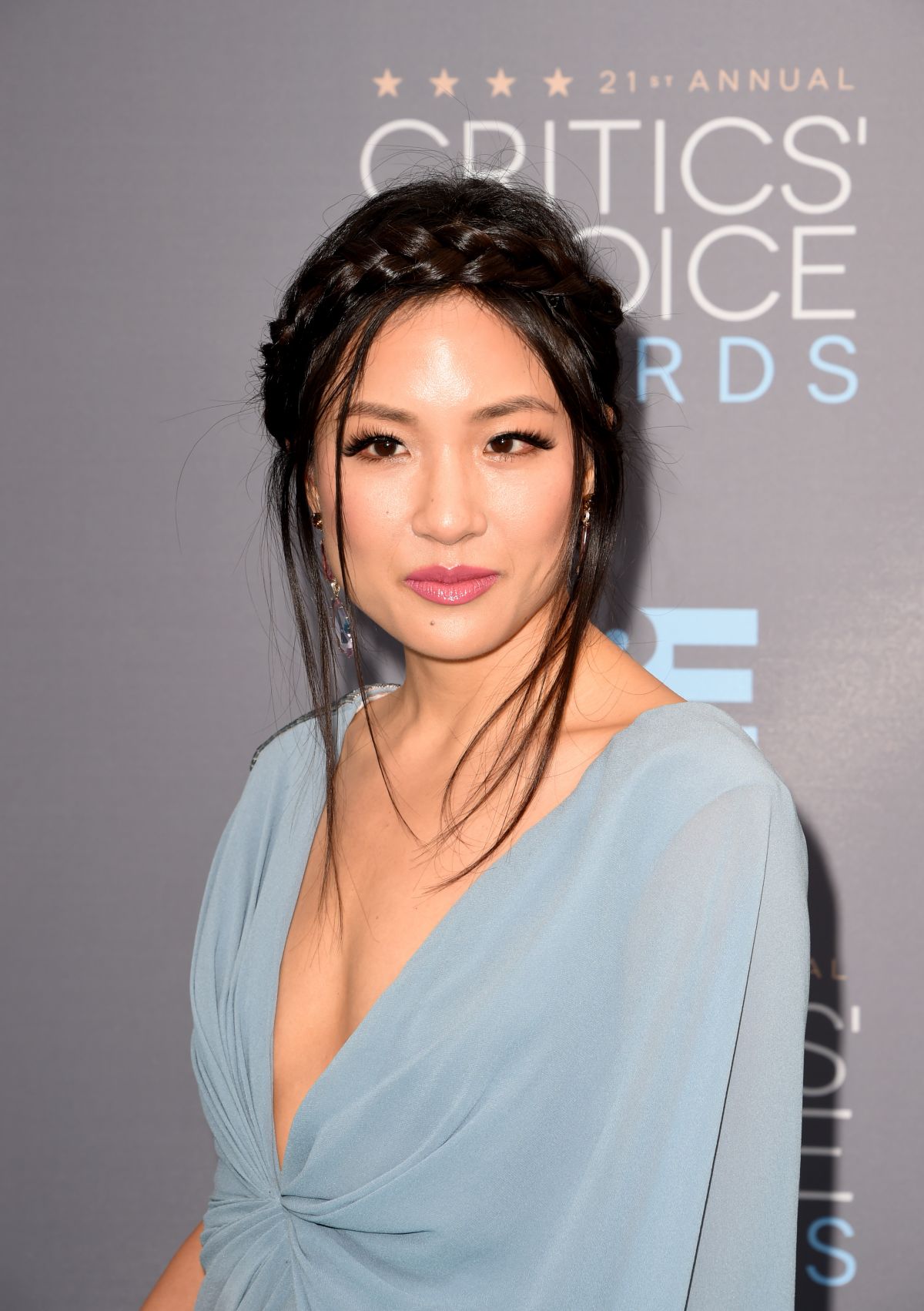constance wu hot cleavage.