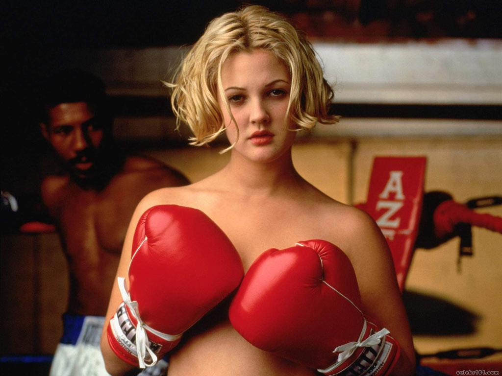 drew barrymore sexy cleavages