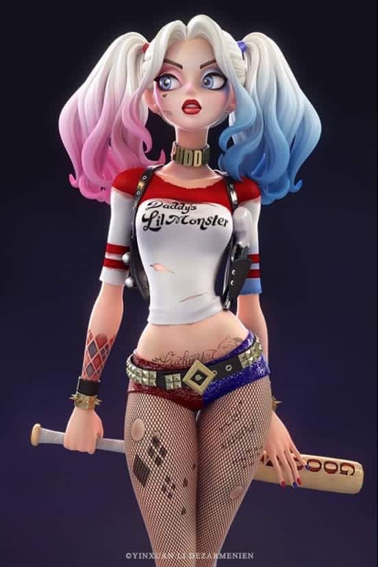 41 Sexy and Hot Harley Quinn Pictures – Bikini, Ass, Boobs 159