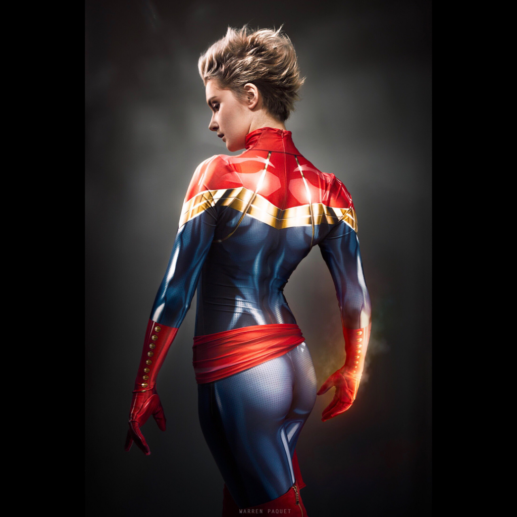 45 Sexy and Hot Captain Marvel Pictures – Bikini, Ass, Boobs 62