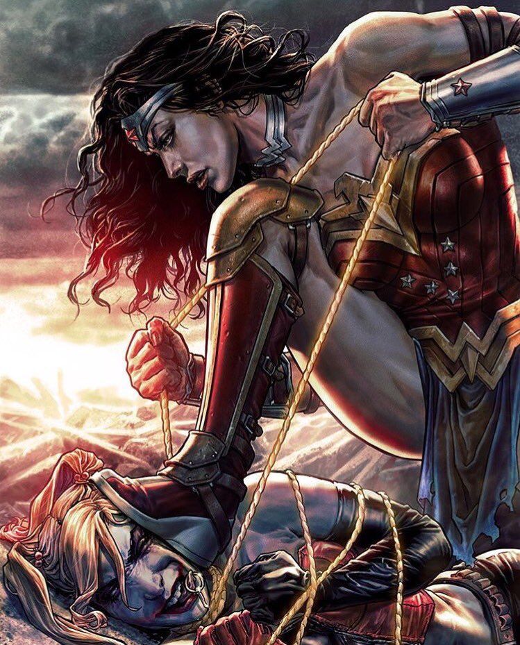 Wonder Woman on Fight 