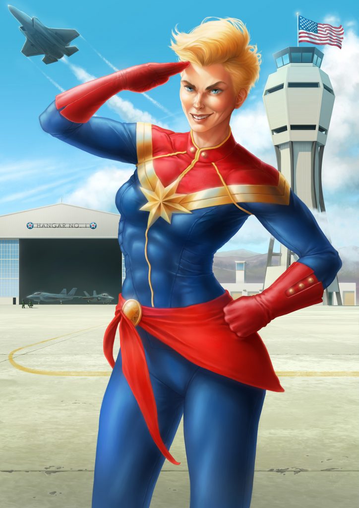45 Sexy and Hot Captain Marvel Pictures – Bikini, Ass, Boobs 12