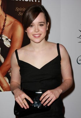 Ellen Page Hot in Black