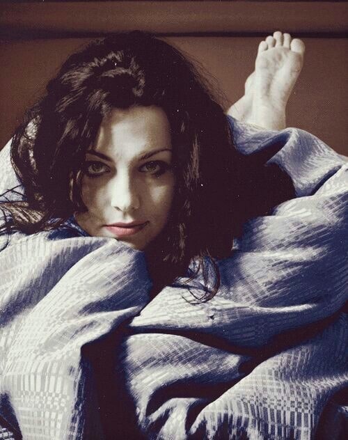 Amy Lee on Bed