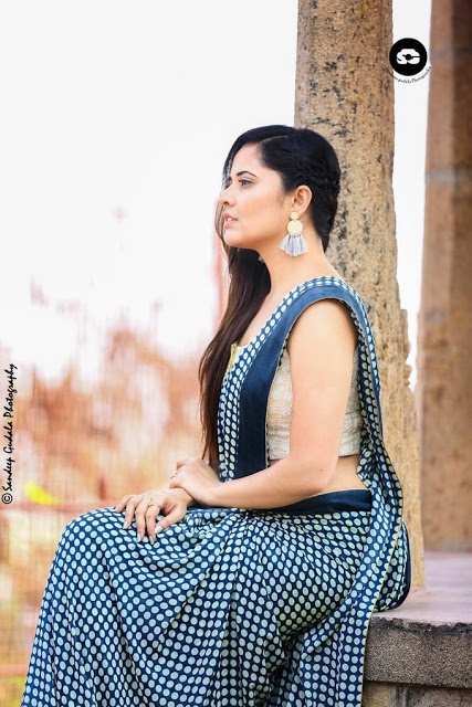 Anasuya Bharadwaj Latest Saree Stills 5