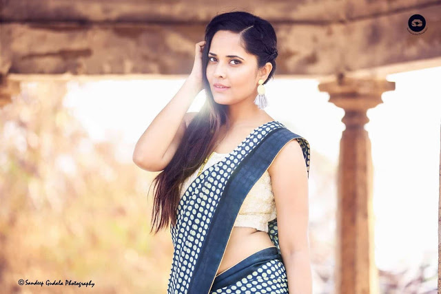 Anasuya Bharadwaj Latest Saree Stills 6