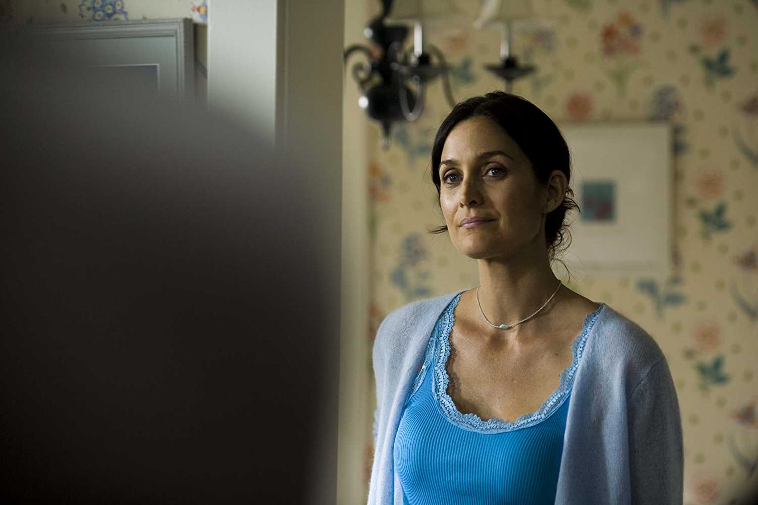 Carrie Anne Moss on Suiting