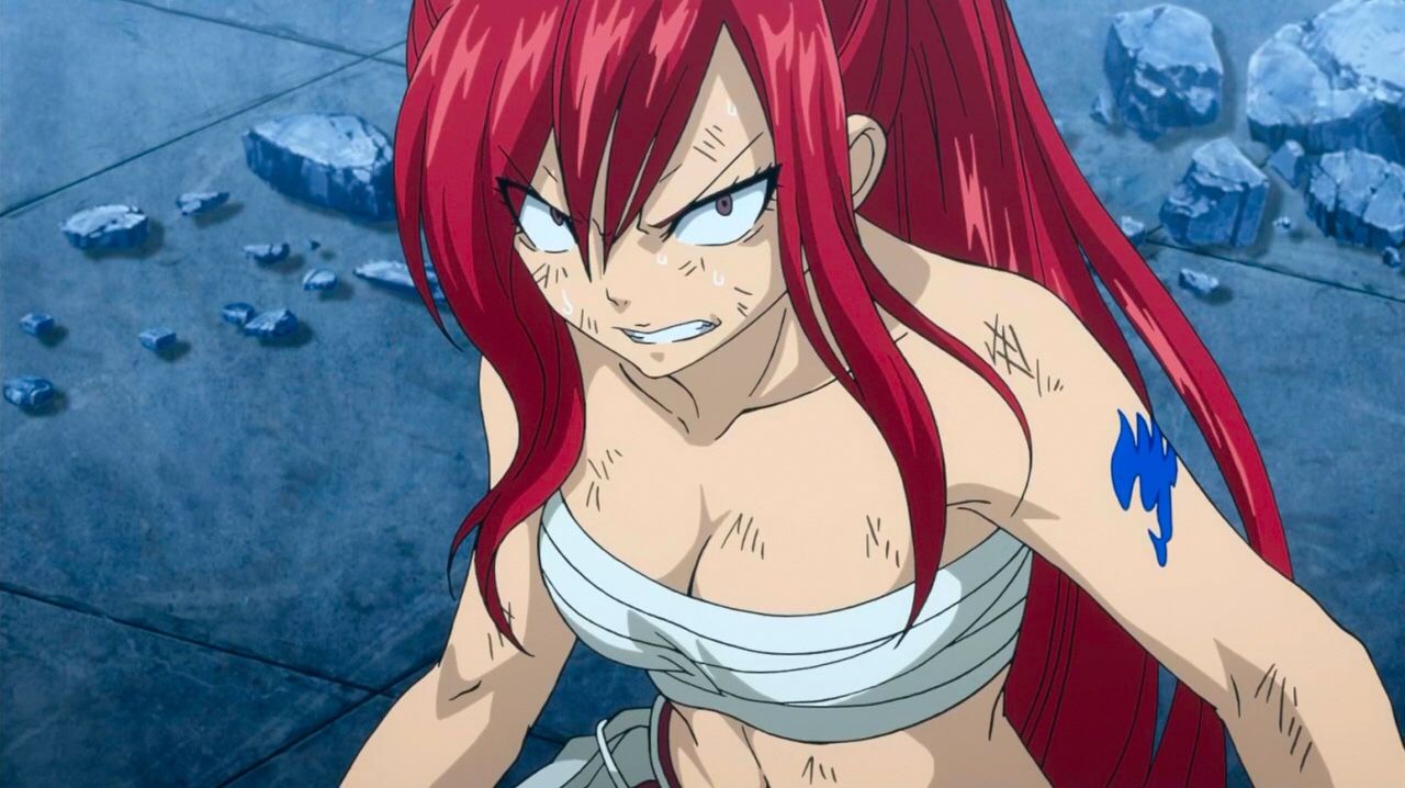 Erza Scarlet angry women