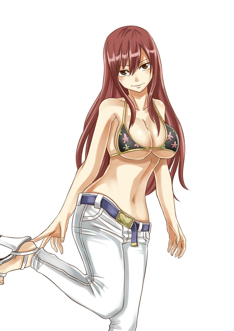 Erza Scarlet hot boobs picture