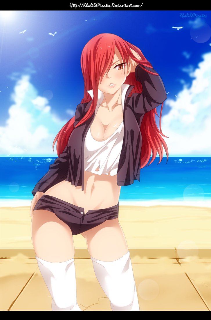 Erza Scarlet looking sexy