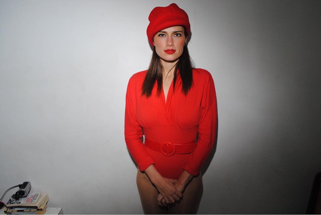 Gabrielle Miller Hot in red