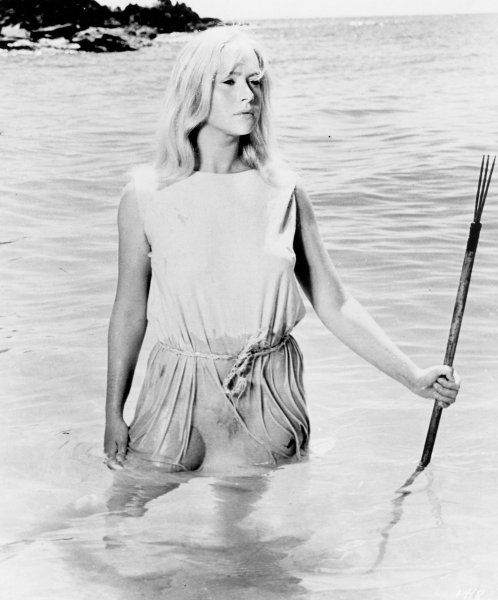 Helen Mirren on Beach
