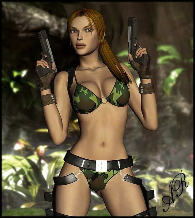 43 Sexy and Hot Lara Croft Pictures – Bikini, Ass, Boobs 48