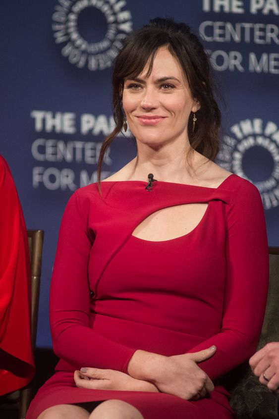 Maggie Siff Hot in Red