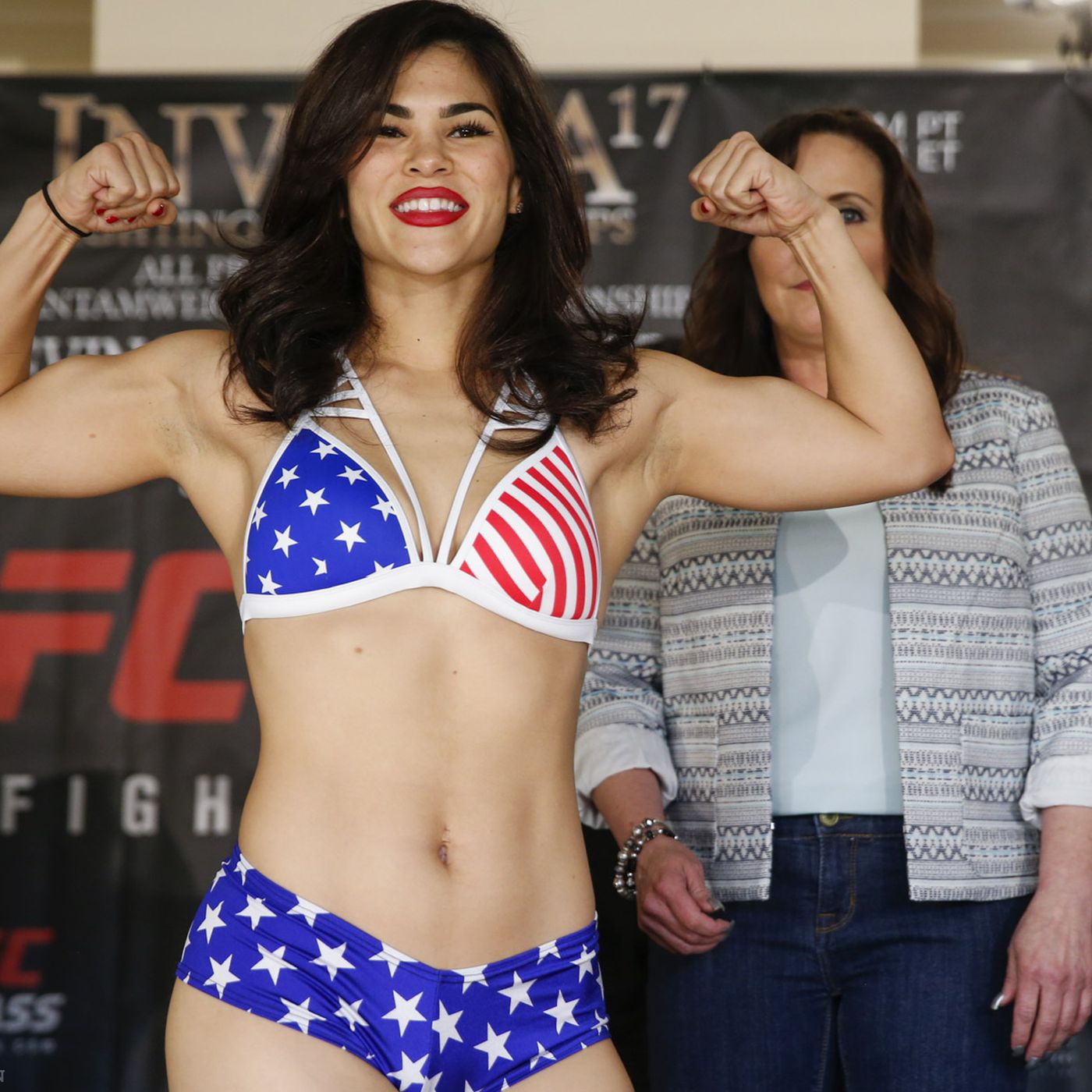Rachael Ostovich Showing Muscle