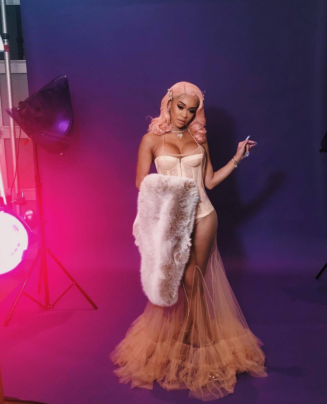 Saweetie hot busty picture