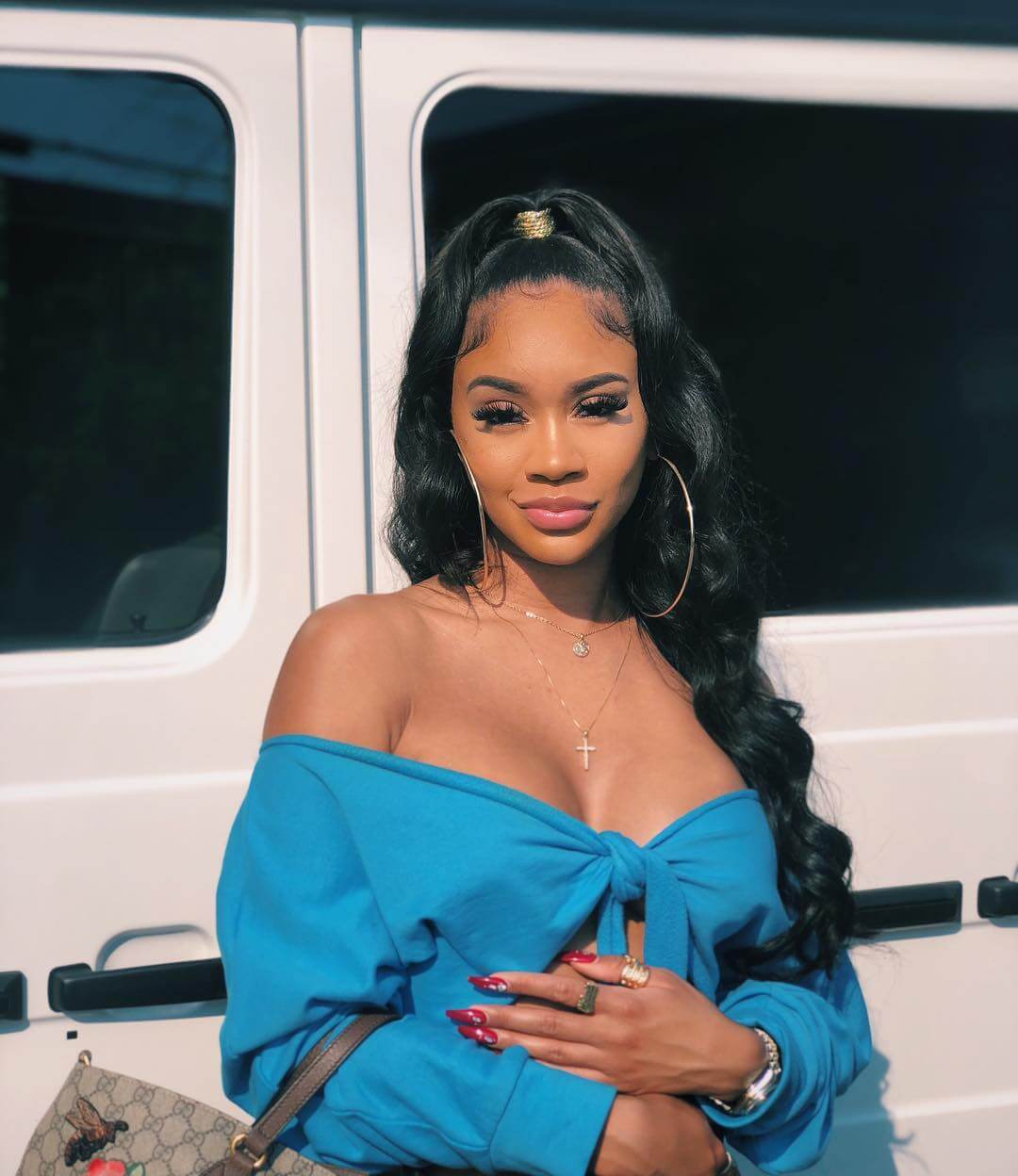 Saweetie sexy cleavge picture