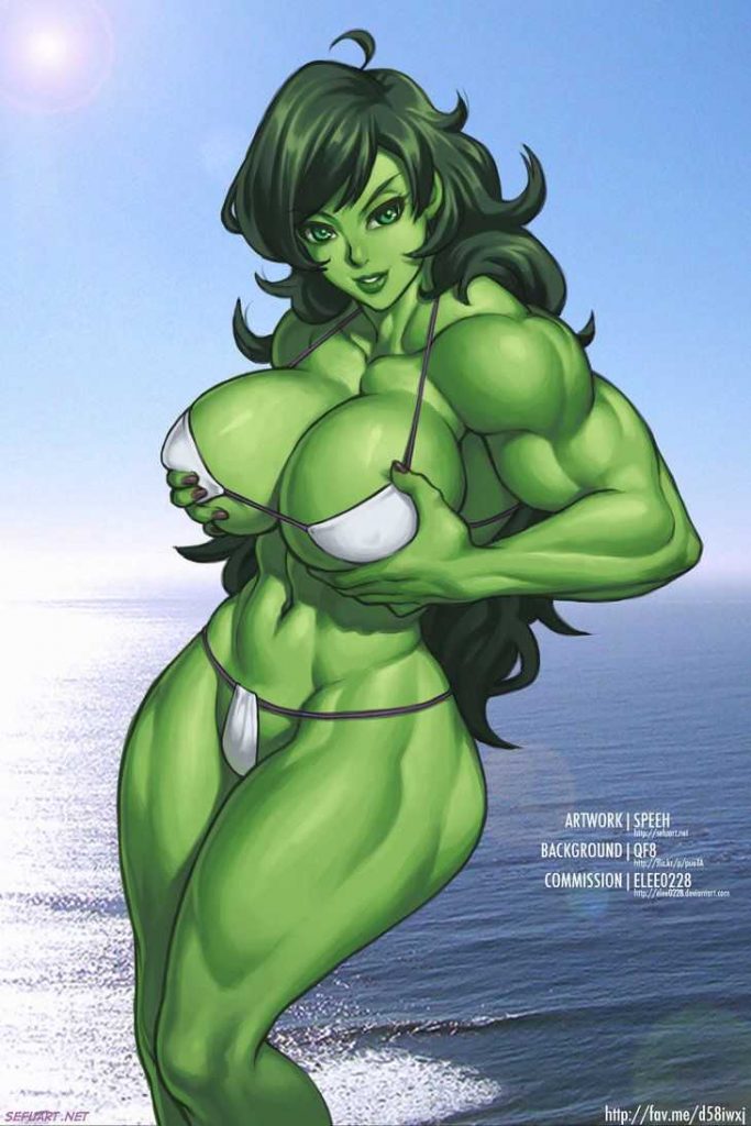50 Sexy and Hot She Hulk Pictures – Bikini, Ass, Boobs 13
