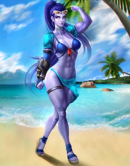 60 Sexy and Hot Widowmaker Pictures – Bikini, Ass, Boobs 2