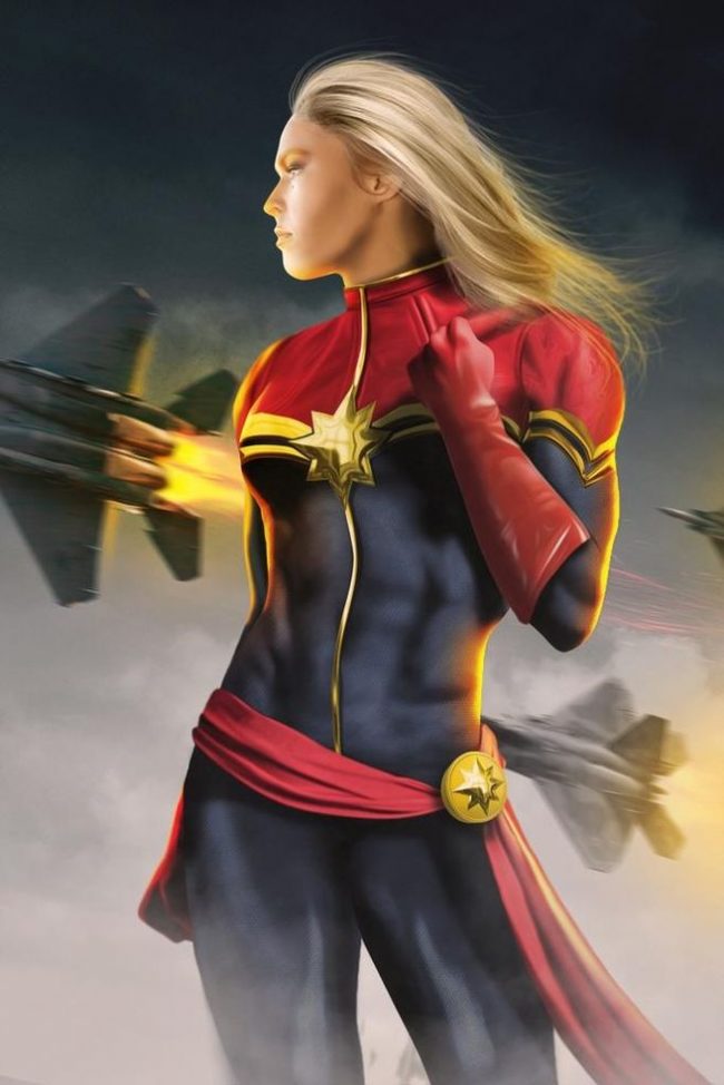 45 Sexy and Hot Captain Marvel Pictures – Bikini, Ass, Boobs 178