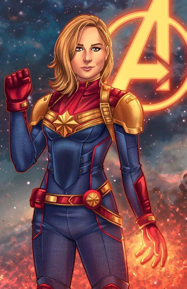 45 Sexy and Hot Captain Marvel Pictures – Bikini, Ass, Boobs 179