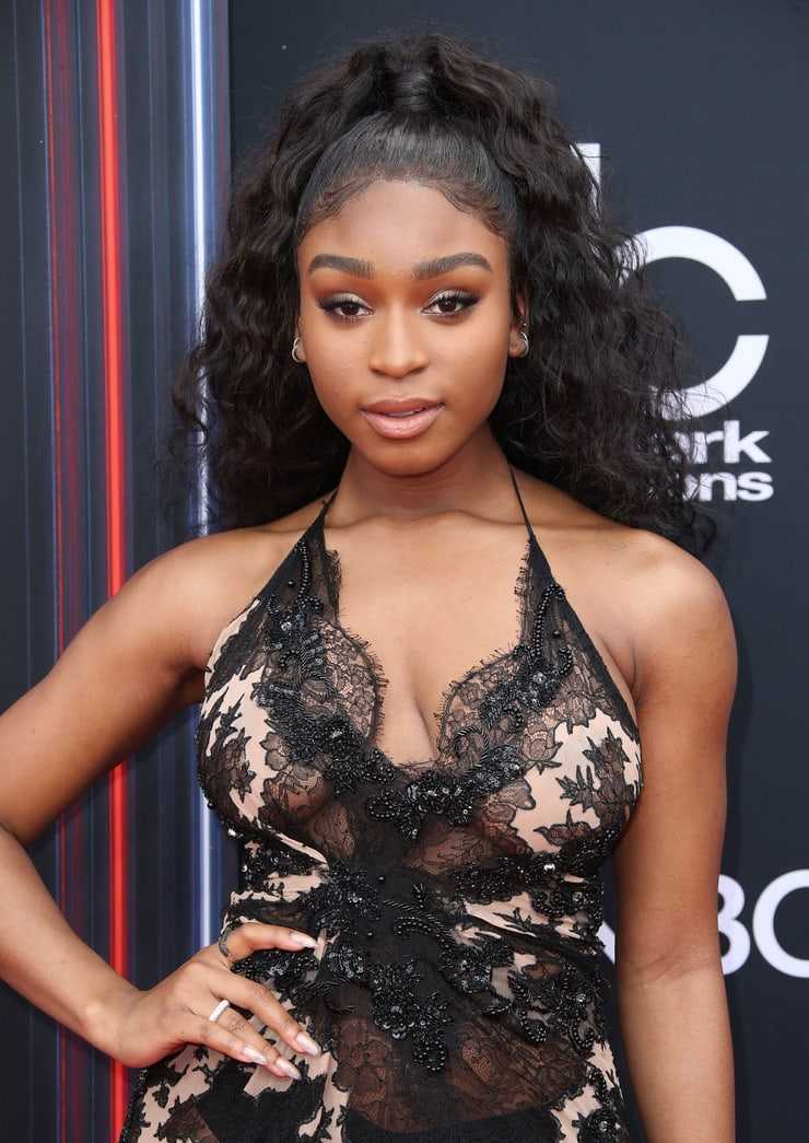 normani sexy cleavage