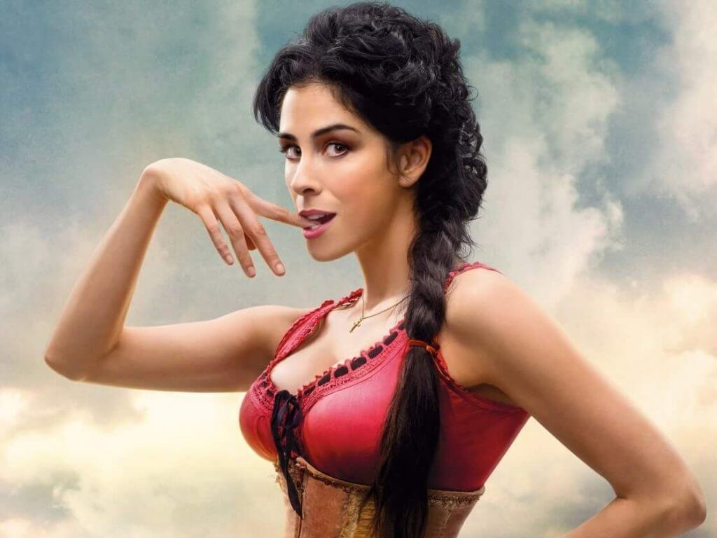 Leaked sarah silverman shows off deep cleavage