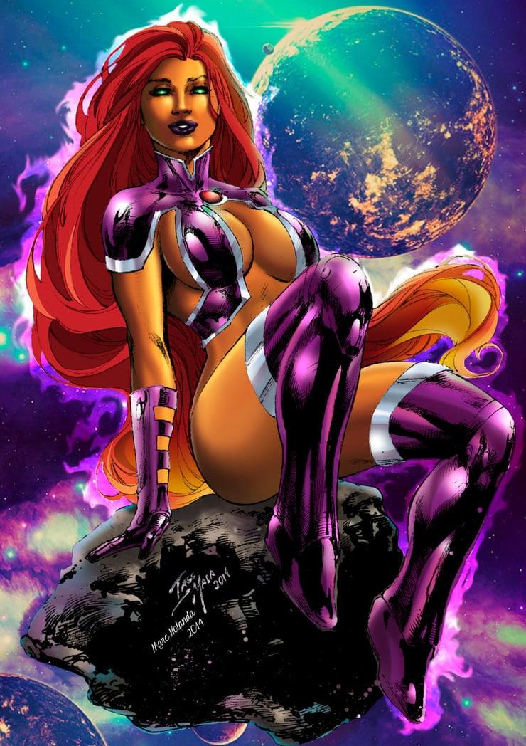 50+ Hot Pictures Of Starfire From DC Comics.