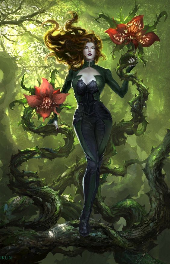 Poison Ivy in Black