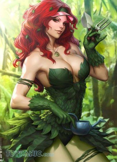 Poison Ivy Sexy Cleavage