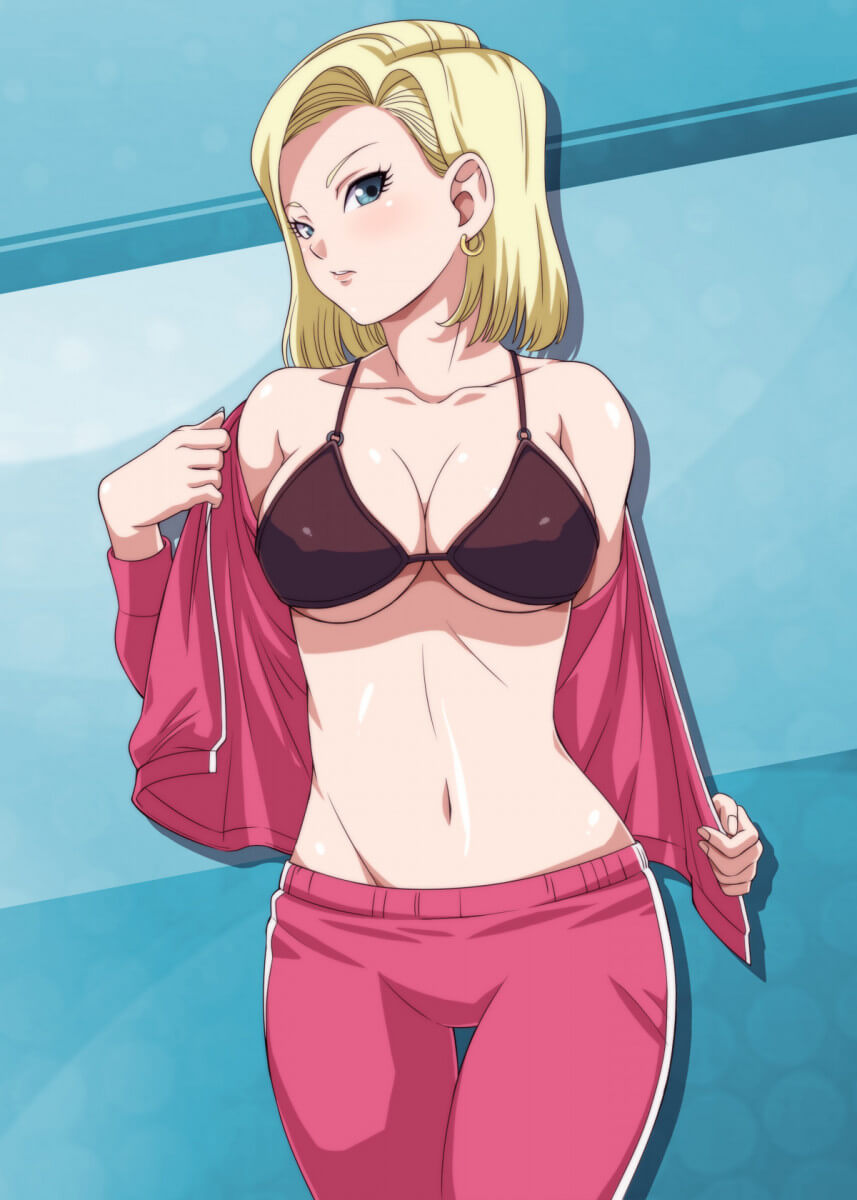 Android 18 topless