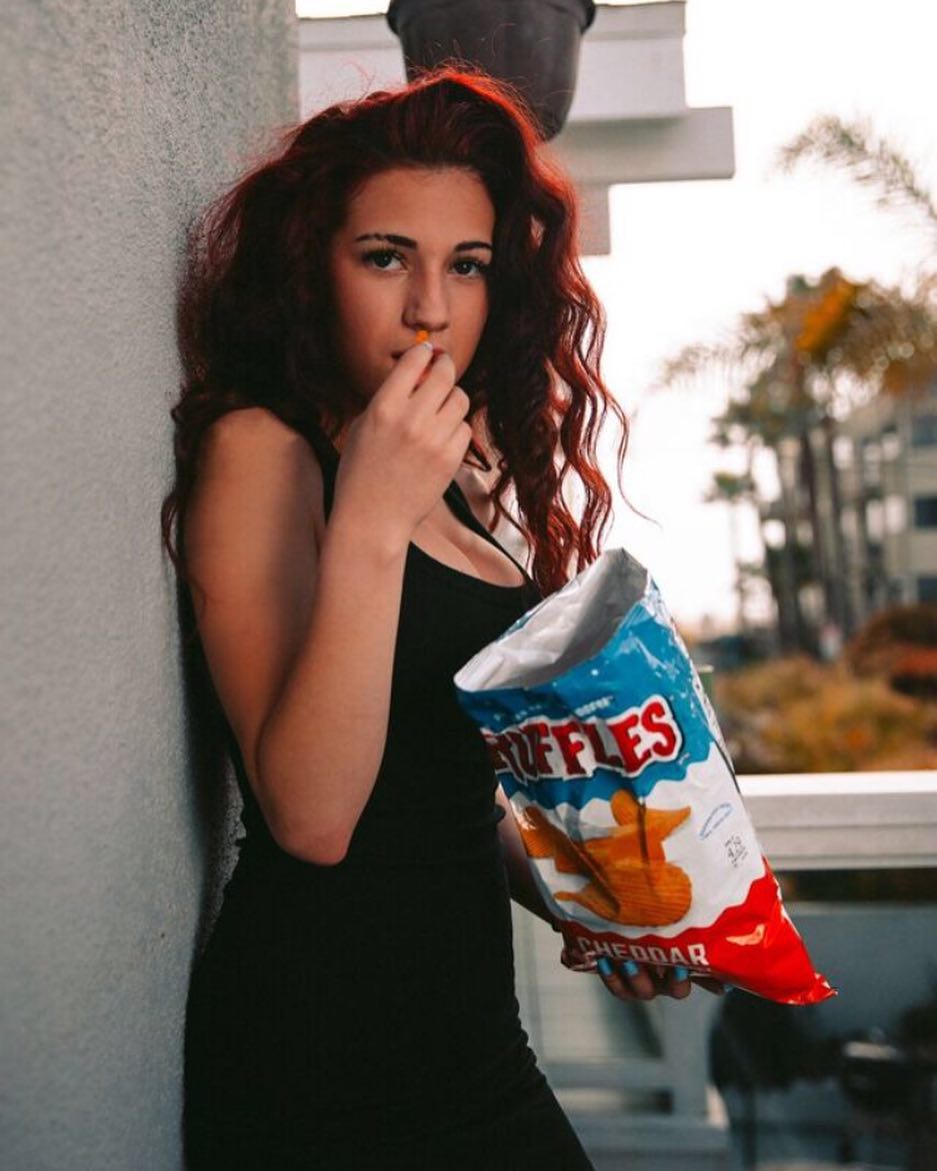 Danielle Bregoli Eating Chips