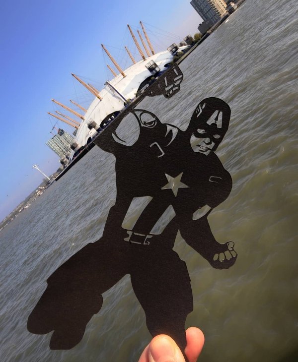 Paperboyo Instagram Cutout Art11 Paper cutouts + random objects = Awesome movie homages